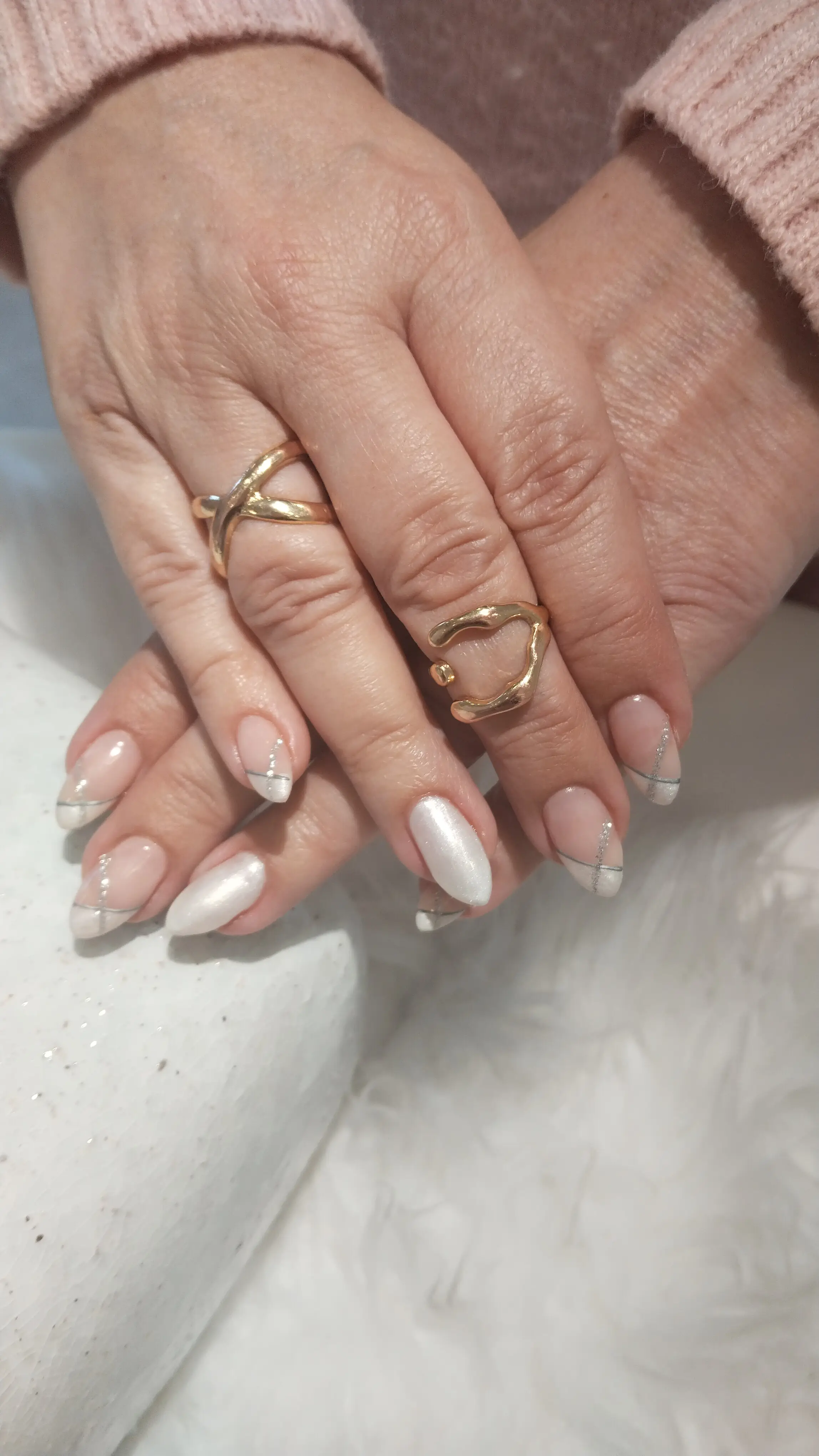 Ejemplo de u&ntilde;as francesa